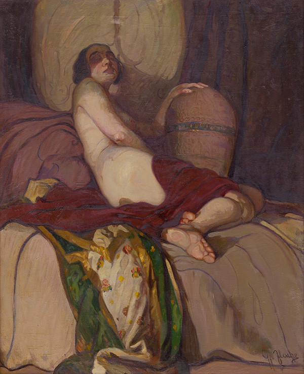 Július Flache – Ležiaci akt 