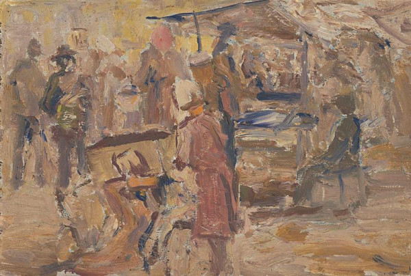 František Gyurkovits – Náčrt z trhu 