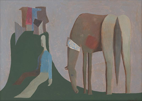 Milan Paštéka – Krajina s koňom 