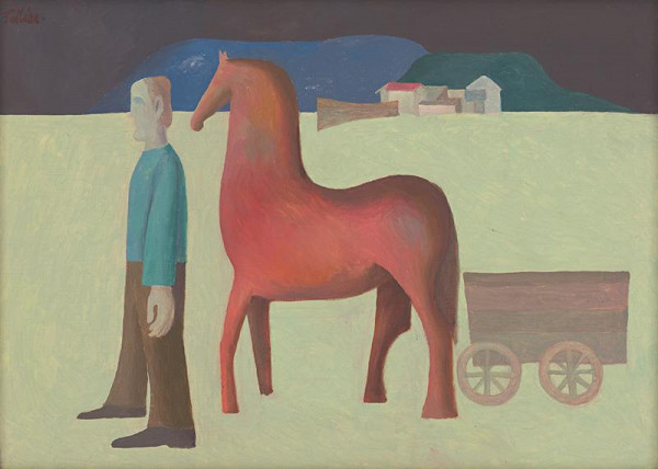 Milan Paštéka – Krajina s koňom