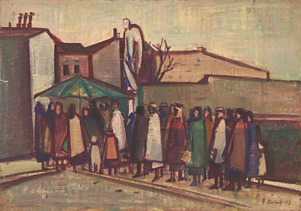 Ferdinand Hložník – Predavačka gaštanov II. 