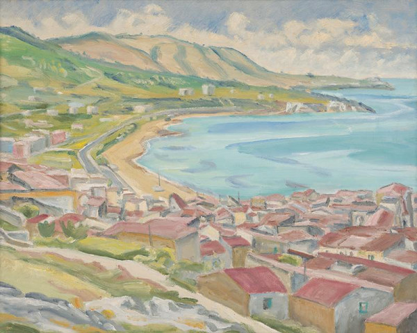 Ernest Zmeták – Pohľad z Almagy na Atrani 