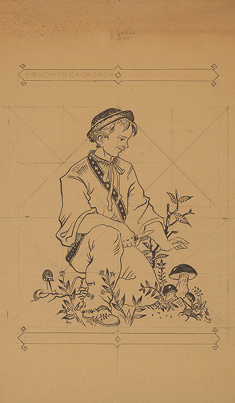 Martin Benka – Návrh na sgraffito 