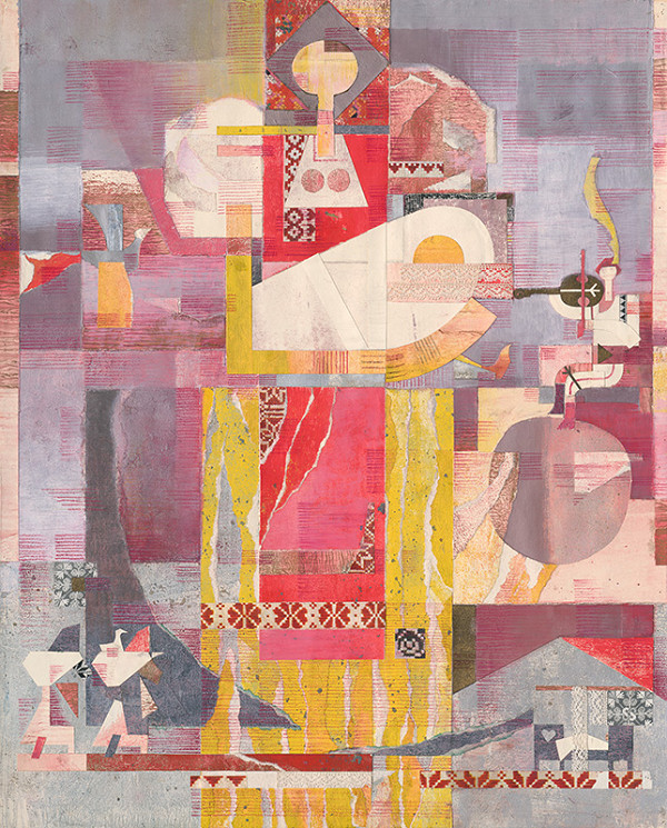 Oto Opršal – Krstná mať. Návrh na gobelín pre sobáš. sieň Martin 