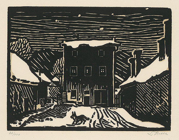 Ľudovít Fulla – Osamelý dom 