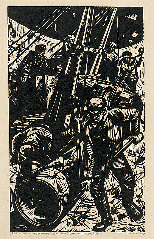 Július Muška – Koleno potrubia ropovodu 