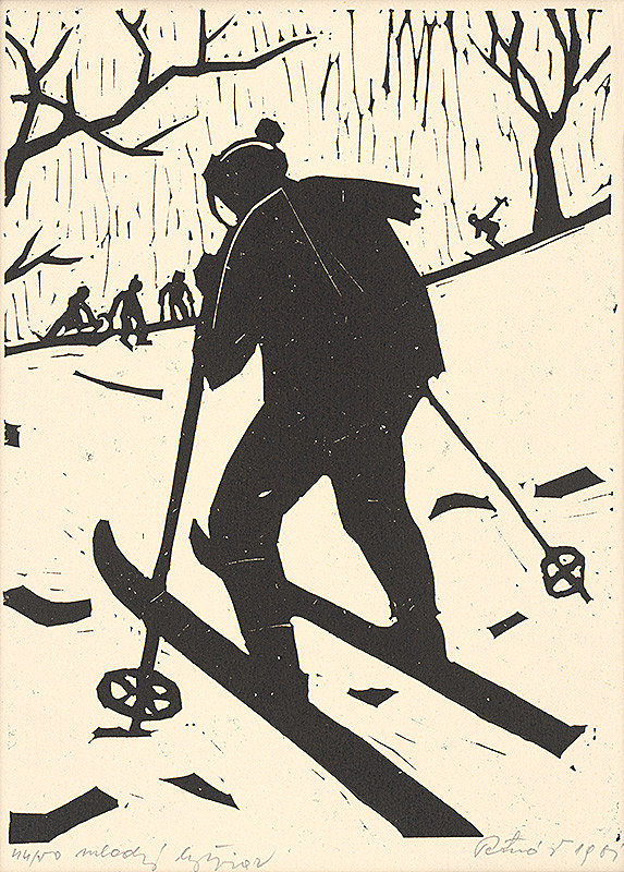 Pavol Petráš st. – Mladý lyžiar 