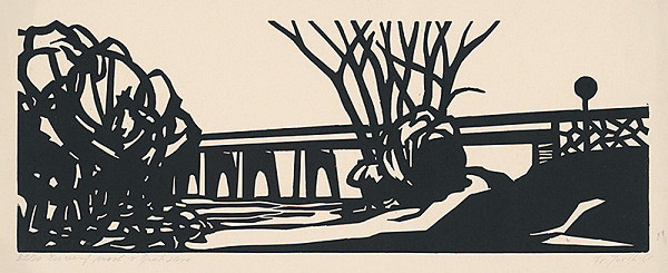 František Jurík – Červený most v Bratislave 