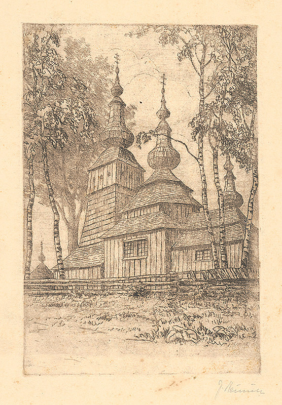 Jan Němeček – Drevený kostolík