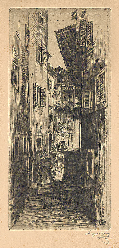 Gejza Angyal – V uličke 