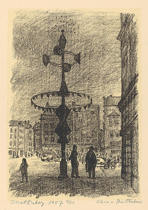 Orest Dubay – Ulica v Rotterdame 