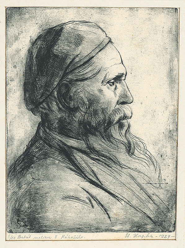 Štefan Hapák – Portrét maliara Rákošiho 