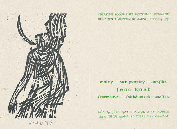 Fero Kráľ – Pozvánka na výstavu II. 
