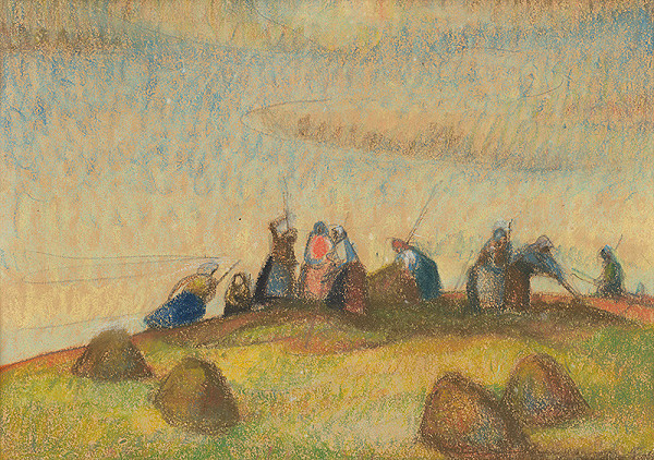 Mikuláš Dic – Hrabanie sena 