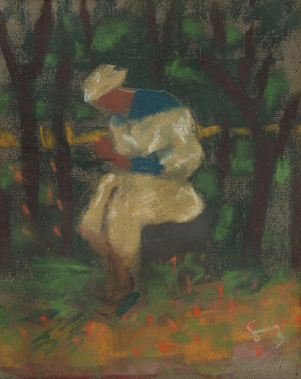 Neznámy autor – Sediaca čítajúca dáma 