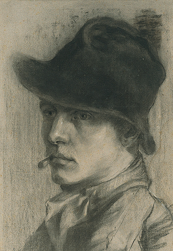 Ernest Rákosi – Podobizeň muža v klobúku