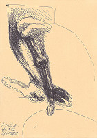 Dušan Pončák – Skica IV. k plastike Zviera 