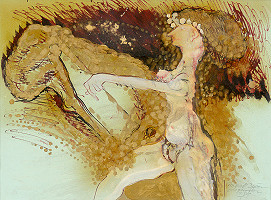 Dušan Pončák – Žena a zviera I. 