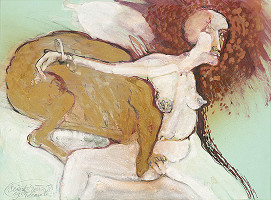 Dušan Pončák – Žena a zviera IV. 