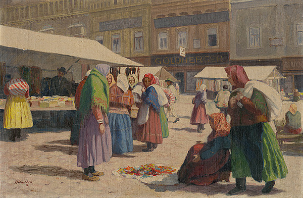 Jan Němeček – Trh v Prešove 