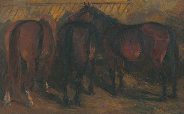 Gejza Kieselbach – Kone v maštali