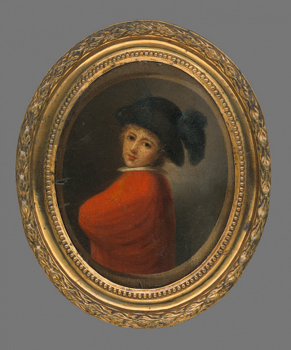 Ján Rombauer – Miniatúrna podobizeň muža v klobúku 