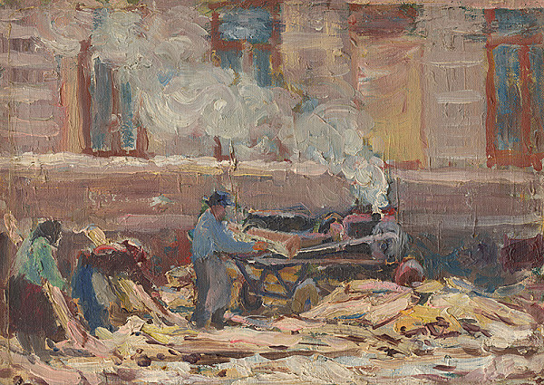 Štefan Makara – Rezanie dreva 