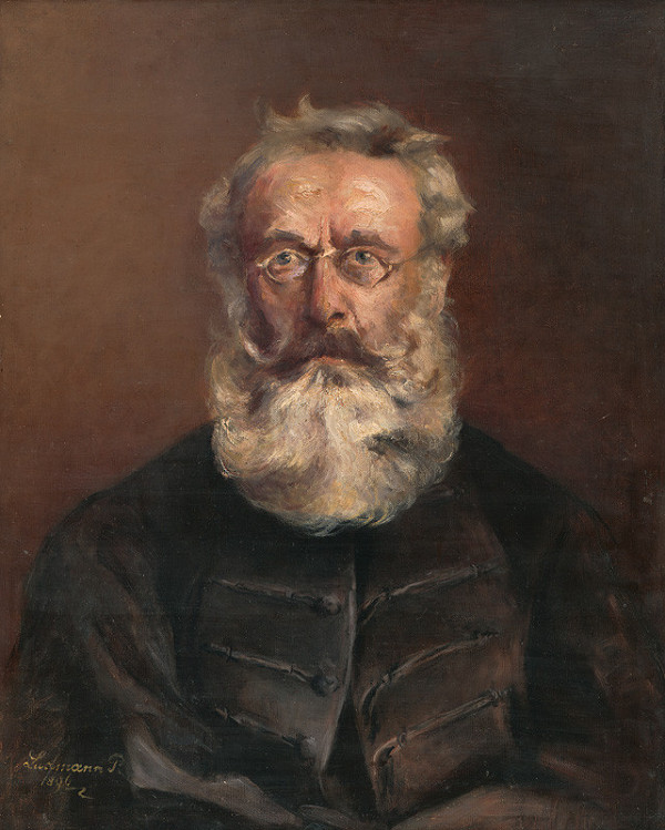 Paula Ludmannová – Podobizeň muža so sivou bradou 