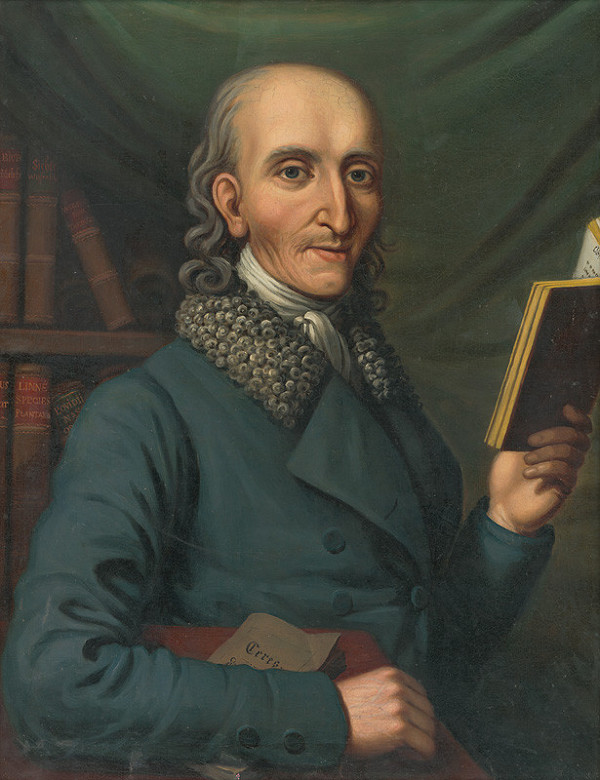 Jozef Miklošík – Podobizeň muža s knihou v ruke