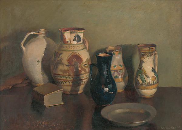 Dalma Kakuszová – Zátišie s keramikou