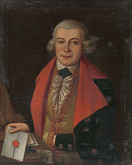 Johan Tallmann – Portrét muža v parochni 