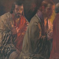 Maximilián Kurth – Štúdia k obrazu Posledná večera II. 