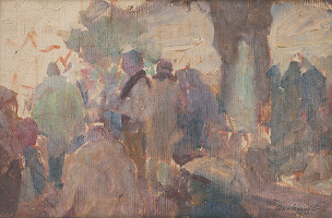 Maximilián Kurth – Štúdia k obrazu Odpust V. 