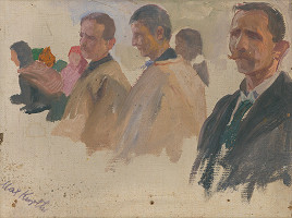 Maximilián Kurth – Štúdie mužských a ženských podobozní k Odpustu 