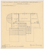 Oskár Winkler – Rodinný dom Dr. Schaleta v Rimavskej Sobote. Pôdorys poschodia. Alternatíva. M 1:100. 
