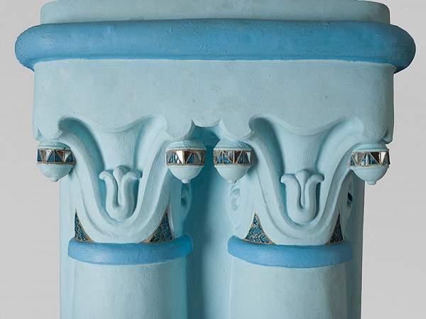 Ödön Lechner – Fragment portálu Modrého kostolíka v Bratislave. Model. M 1:1. 