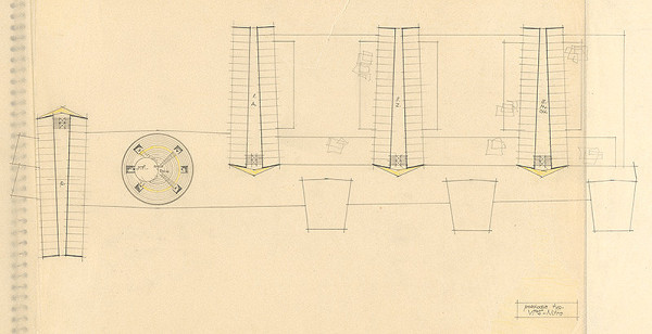 Vladimír Dedeček – Vysoká škola poľnohospodárska v Nitre. Album štúdii. Variant 1. Typické poschodie. M nezn. 
