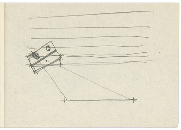 Vladimír Dedeček – Vysoká škola poľnohospodárska v Nitre. Skicár. Šiesty list. 