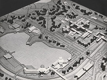 Vladimír Dedeček, Stanislav Talaš – Súťažný návrh na nemocnicu s poliklinikou v Bratislave – Petržalke. Model. 