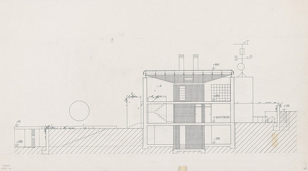 Ivan Matušík – Rodinný dom Ivana Matušíka v Bratislave. Rez. M nezn. 
