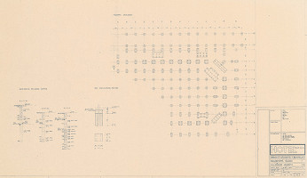 Ivan Matušík – Hotel na Mierovom námestí v Bratislave. Projektová úloha. Založenie objektu. M 1:200. 