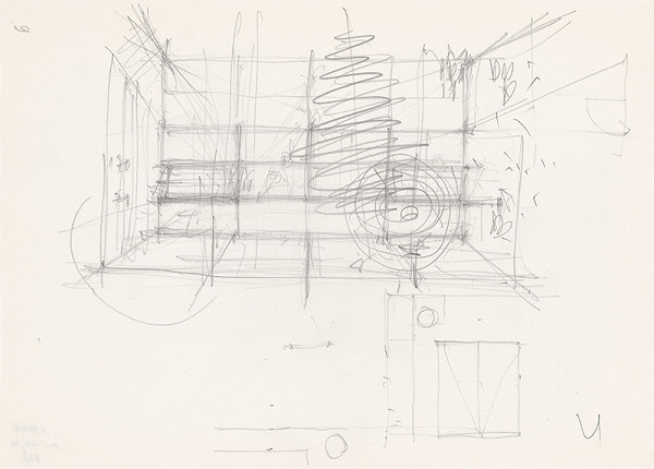 Ivan Matušík – Vila Vilček na Kráľovskej ceste v Nitre. Perspektíva interiéru.  