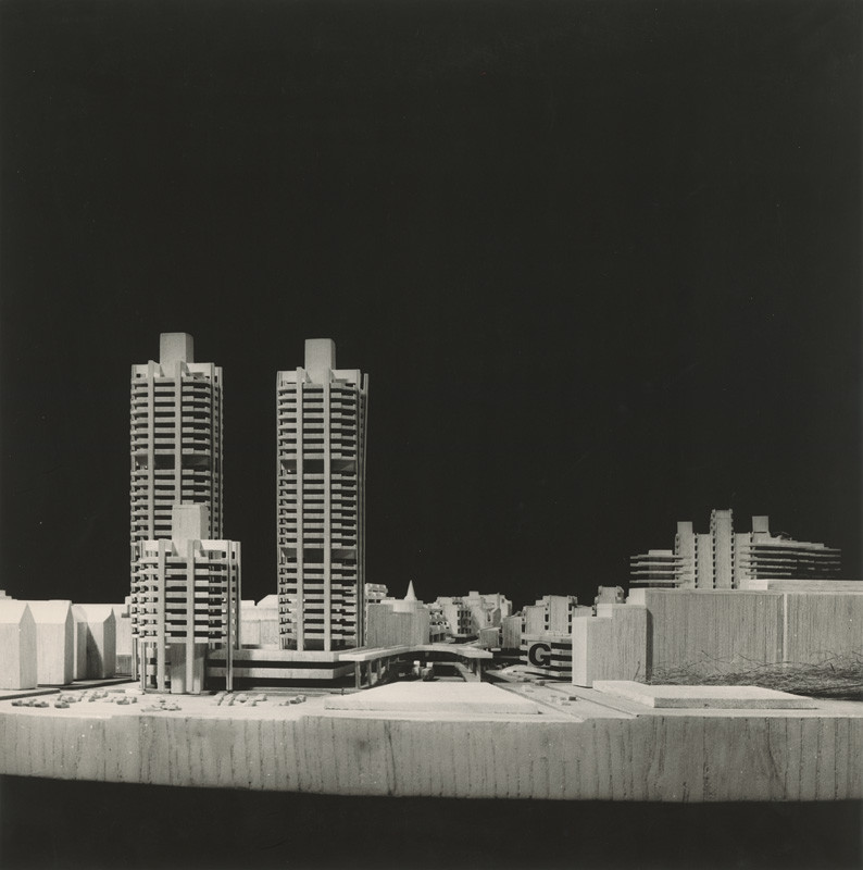 Ivan Matušík – Súťažný návrh na riešenie Obchodnej ulice v Bratislave. Model. 1970. Slovenská národná galéria