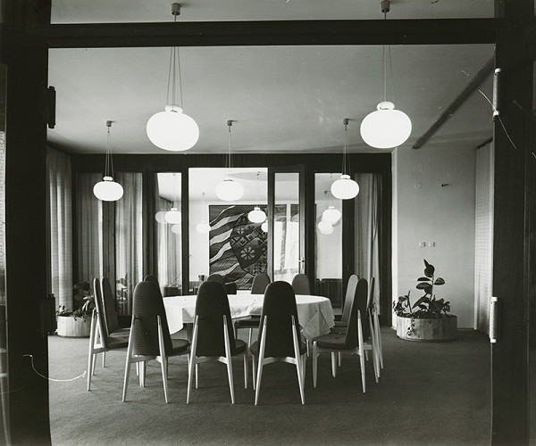 Rajmund Müller – Neznáme sanatórium. Jedáleň.  