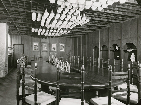 Štefan Svetko, Štefan Ďurkovič, Rajmund Müller – Hotel Bôrik v Bratislave. Pohľad do zasadacej miestnosti. 