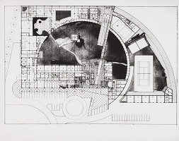 Rajmund Müller – Hotel ZDR v Bratislave - Petržalke. Pôdorys prízemia.   