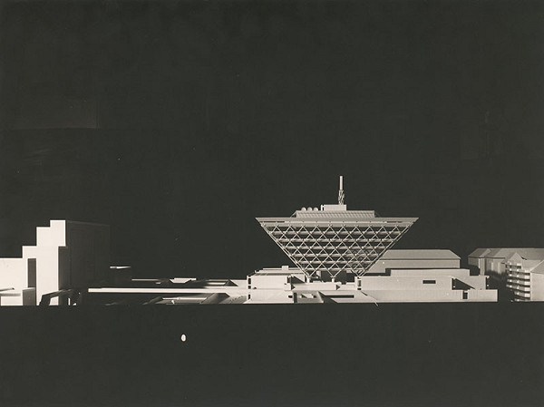 Štefan Ďurkovič, Barnabáš Kissling, Štefan Svetko, Rajmund Müller – Slovenský rozhlas v Bratislave. Model. 