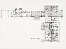 Lumír Lýsek, Lýdia Titlová, Rajmund Müller – Zväz výrobných družstiev v Bratislave. Návrh, pôdorys prízemia. 