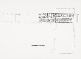 Lumír Lýsek, Lýdia Titlová, Rajmund Müller – Zväz výrobných družstiev v Bratislave. Návrh, pôdorys 4. poschodia. 