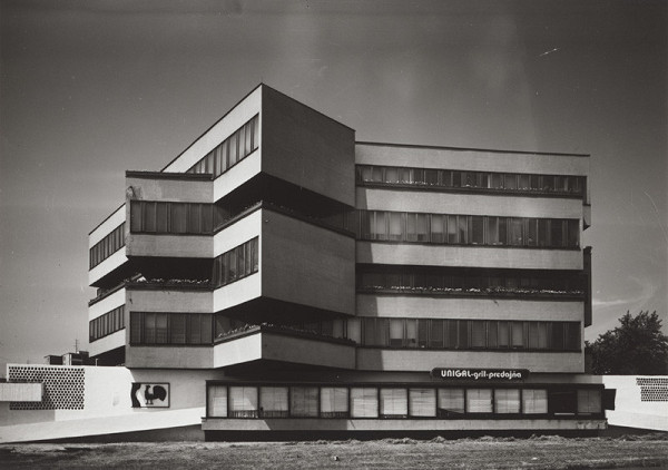 Vladimír Dedeček, Rajmund Müller – Administratívna budova Mostární Brezno v Bratislave. 